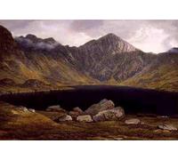 DQCJIYIGL Famous Canvas Prints Portrait Classic Wall Decor Loch Coruisk Isle by Glover Abstract Painting for Home Decor 60x90cm