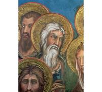 DQCJIYIGL Famous Canvas Prints Portrait Classic Wall Decor Maesta St Andrew by Simone Maritini Abstract Painting for Home Decor 60x90cm