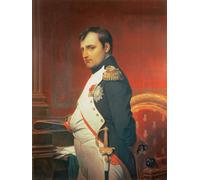 DQCJIYIGL Famous Canvas Prints Portrait Classic Wall Decor Napoleon in His Study by Hippolyte Delaroche Abstract Painting for Home Decor 60x90cm