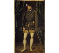 DQCJIYIGL Famous Canvas Prints Portrait Classic Wall Decor Portrait of Henry Ii King of France Painting by François Clouet Abstract Painting for Home Decor 60x90cm