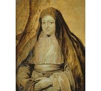DQCJIYIGL Famous Canvas Prints Portrait Classic Wall Decor Portrait of Infanta Isabella Clara Eugenia of Spain by Van Dyck Abstract Painting for Home Decor 60x90cm