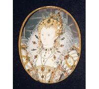 DQCJIYIGL Famous Canvas Prints Portrait Classic Wall Decor Queen Elizabeth I by Nicholas Hilliard Abstract Painting for Home Decor 60x90cm