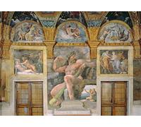 DQCJIYIGL Famous Canvas Prints Portrait Classic Wall Decor Seduced by Giulio Romano Abstract Painting for Home Decor 60x90cm