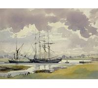 DQCJIYIGL Famous Canvas Prints Portrait Classic Wall Decor Shipping At Woodbridge by Churchyard Abstract Painting for Home Decor 60x90cm