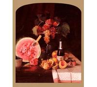 DQCJIYIGL Famous Canvas Prints Portrait Classic Wall Decor Still Life with Watermelon by William Merritt Abstract Painting for Home Decor 60x90cm