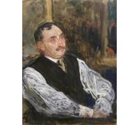 DQCJIYIGL Famous Canvas Prints Portrait Classic Wall Decor Study for the Portrait of Paul Claudel Jacques Emile Blanche Abstract Painting for Home Decor 60x90cm