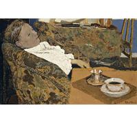 DQCJIYIGL Famous Canvas Prints Portrait Classic Wall Decor the Artist by Edouard Vuillard Abstract Painting for Home Decor 60x90cm