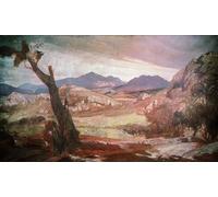DQCJIYIGL Famous Canvas Prints Portrait Classic Wall Decor the Cader Idris Range by Christopher Williams Abstract Painting for Home Decor 60x90cm