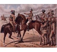 DQCJIYIGL Famous Canvas Prints Portrait Classic Wall Decor the Corps of Guides by Richard Simkin Abstract Painting for Home Decor 60x90cm