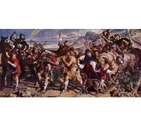 DQCJIYIGL Famous Canvas Prints Portrait Classic Wall Decor the Earls of Desmond and Ormond by Daniel Maclise Abstract Painting for Home Decor 60x90cm