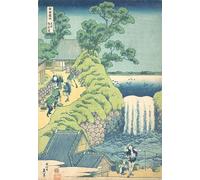 DQCJIYIGL Famous Canvas Prints Portrait Classic Wall Decor the Falls At Aoigaoka in the Eastern Capital Toto Aoigaoka No Taki by Katsushika Hokusai Abstract Painting for Home Decor 60x90cm