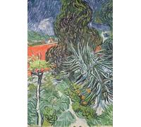 DQCJIYIGL Famous Canvas Prints Portrait Classic Wall Decor the Garden of Doctor Gachet At Auvers-sur-oise by Vincent Van Gogh Abstract Painting for Home Decor 60x90cm