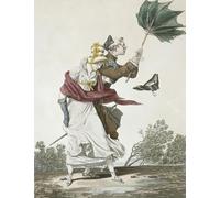 DQCJIYIGL Famous Canvas Prints Portrait Classic Wall Decor the Gust of Wind by Antoine Charles Horace Vernet Abstract Painting for Home Decor 60x90cm