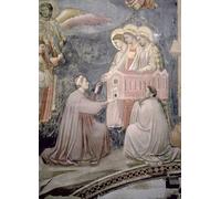 DQCJIYIGL Famous Canvas Prints Portrait Classic Wall Decor the Last Judgement Detail of the Church by Giotto Di Bondone Abstract Painting for Home Decor 60x90cm