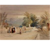 DQCJIYIGL Famous Canvas Prints Portrait Classic Wall Decor the Lion Bridge Alnwick by Miles Richardson Abstract Painting for Home Decor 60x90cm
