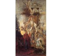 DQCJIYIGL Famous Canvas Prints Portrait Classic Wall Decor the Muses Leaving Their Father to Go and Enlighten the World by Gustave Moreau Abstract Painting for Home Decor 60x90cm
