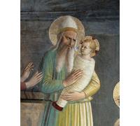 DQCJIYIGL Famous Canvas Prints Portrait Classic Wall Decor the Presentation of Christ in the Temple by Fra Angelico Abstract Painting for Home Decor 60x90cm