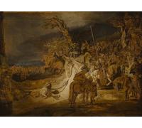 DQCJIYIGL Famous Canvas Prints Portrait Classic Wall Decor The state by Rembrandt van Rijn Abstract Painting for Home Decor 60x90cm
