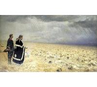 DQCJIYIGL Famous Canvas Prints Portrait Classic Wall Decor the Vanquished Requiem by Vasily Vereshchagin Abstract Painting for Home Decor 60x90cm