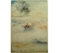 DQCJIYIGL Famous Canvas Prints Portrait Classic Wall Decor Three Cloud Studies by Mallord William Turner Abstract Painting for Home Decor 60x90cm