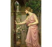 DQCJIYIGL Famous Canvas Prints Portrait Classic Wall Decor Ulysses and the Sirens by John William Waterhouse Abstract Painting for Home Decor 60x90cm