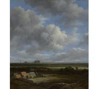 DQCJIYIGL Famous Canvas Prints Portrait Classic Wall Decor View of Haarlem From the Northwest with the Bleaching Fields by Jacob Van Ruisdael Abstract Painting for Home Decor 60x90cm