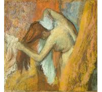 DQCJIYIGL Famous Canvas Prints Portrait Classic Wall Decor Woman At Her Toilette Edgar Degas Abstract Painting for Home Decor 60x90cm