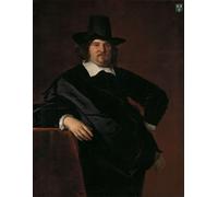 DQCJIYIGL Famous Painting Art Print Images Modern Canvas Prints Abraham De Visscher by Abraham Lambertsz Van Den Tempel Oil Painting for Home Decor 60x90cm