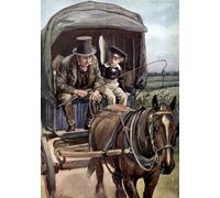 DQCJIYIGL Famous Painting Art Print Images Modern Canvas Prints Charles Dickens David Copperfield by Harold Copping Oil Painting for Home Decor 60x90cm