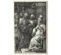 DQCJIYIGL Famous Painting Art Print Images Modern Canvas Prints Christ Before Caiaphas by Albrecht Dürer Oil Painting for Home Decor 60x90cm