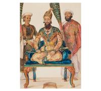 DQCJIYIGL Famous Painting Art Print Images Modern Canvas Prints Fakhr-ud Din Mirza Eldest Son of Bahadur Shah Ii by William Carpenter Oil Painting for Home Decor 60x90cm