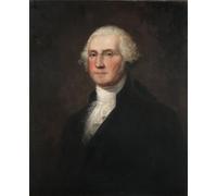DQCJIYIGL Famous Painting Art Print Images Modern Canvas Prints George Washington by Rembrandt Peale Oil Painting for Home Decor 60x90cm