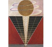 DQCJIYIGL Famous Painting Art Print Images Modern Canvas Prints Group X Altarpiece by Hilma Af Klint Oil Painting for Home Decor 60x90cm