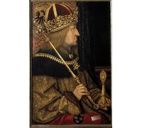 DQCJIYIGL Famous Painting Art Print Images Modern Canvas Prints Holy Roman Emperor the Peaceful by Hans Burgkmair Oil Painting for Home Decor 60x90cm