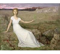 DQCJIYIGL Famous Painting Art Print Images Modern Canvas Prints Hope by Pierre Puvis De Chavannes Oil Painting for Home Decor 60x90cm