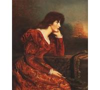 DQCJIYIGL Famous Painting Art Print Images Modern Canvas Prints I Am Never Merry When I Hear Sweet Music by John Everett Millais Oil Painting for Home Decor 60x90cm