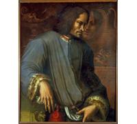 DQCJIYIGL Famous Painting Art Print Images Modern Canvas Prints Laurent De Medici by Giorgio Vasari Oil Painting for Home Decor 60x90cm