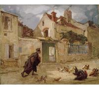 DQCJIYIGL Famous Painting Art Print Images Modern Canvas Prints Lawyer Going to Court by Famous Artist Oil Painting for Home Decor 60x90cm