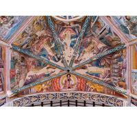 DQCJIYIGL Famous Painting Art Print Images Modern Canvas Prints Life in the Vault of the Central Apse by Benozzo Di Lese Di Sandro Gozzoli Oil Painting for Home Decor 60x90cm