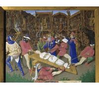 DQCJIYIGL Famous Painting Art Print Images Modern Canvas Prints Martyrdom of Saint Apolline the Christian Saint Apolline of Alexandria Is Tortured by Jean Fouquet Oil Painting for Home Decor 60x90cm