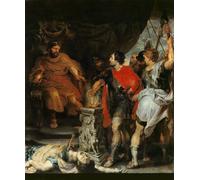 DQCJIYIGL Famous Painting Art Print Images Modern Canvas Prints Mucius Scaevola Before Lars Porsena by Peter Paul Rubens Oil Painting for Home Decor 60x90cm