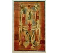 DQCJIYIGL Famous Painting Art Print Images Modern Canvas Prints P.klee the House to the Flying Arrow Painting by Paul Klee Oil Painting for Home Decor 60x90cm