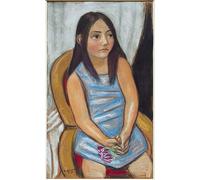 DQCJIYIGL Famous Painting Art Print Images Modern Canvas Prints Portrait Margarete Wichert by Max Beckmann Oil Painting for Home Decor 60x90cm