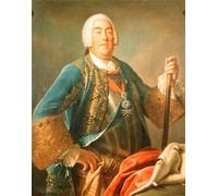 DQCJIYIGL Famous Painting Art Print Images Modern Canvas Prints Portrait of Charles Eugene Ii of Wurttemberg by Pompeo Girolamo Batoni Oil Painting for Home Decor 60x90cm