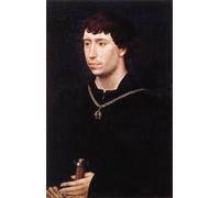 DQCJIYIGL Famous Painting Art Print Images Modern Canvas Prints Portrait of Charles the Bold Rogier van der Weyden Oil Painting for Home Decor 60x90cm
