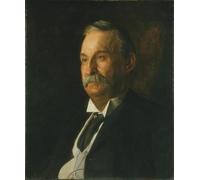 DQCJIYIGL Famous Painting Art Print Images Modern Canvas Prints Portrait of Edward Taylor Snow by Thomas Eakins Oil Painting for Home Decor 60x90cm