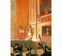 DQCJIYIGL Famous Painting Art Print Images Modern Canvas Prints Representation At the Theatre Des Varietes by Jean Beraud Oil Painting for Home Decor 60x90cm