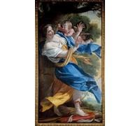 DQCJIYIGL Famous Painting Art Print Images Modern Canvas Prints Revenge of Love Painting by Simon Vouet Oil Painting for Home Decor 60x90cm