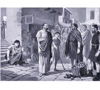 DQCJIYIGL Famous Painting Art Print Images Modern Canvas Prints Roman Colonisers Trading with Native Dacians by John Harris Valda Oil Painting for Home Decor 60x90cm