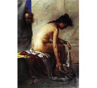 DQCJIYIGL Famous Painting Art Print Images Modern Canvas Prints Susanna and the Elders Second Version by Lovis Corinth Oil Painting for Home Decor 60x90cm